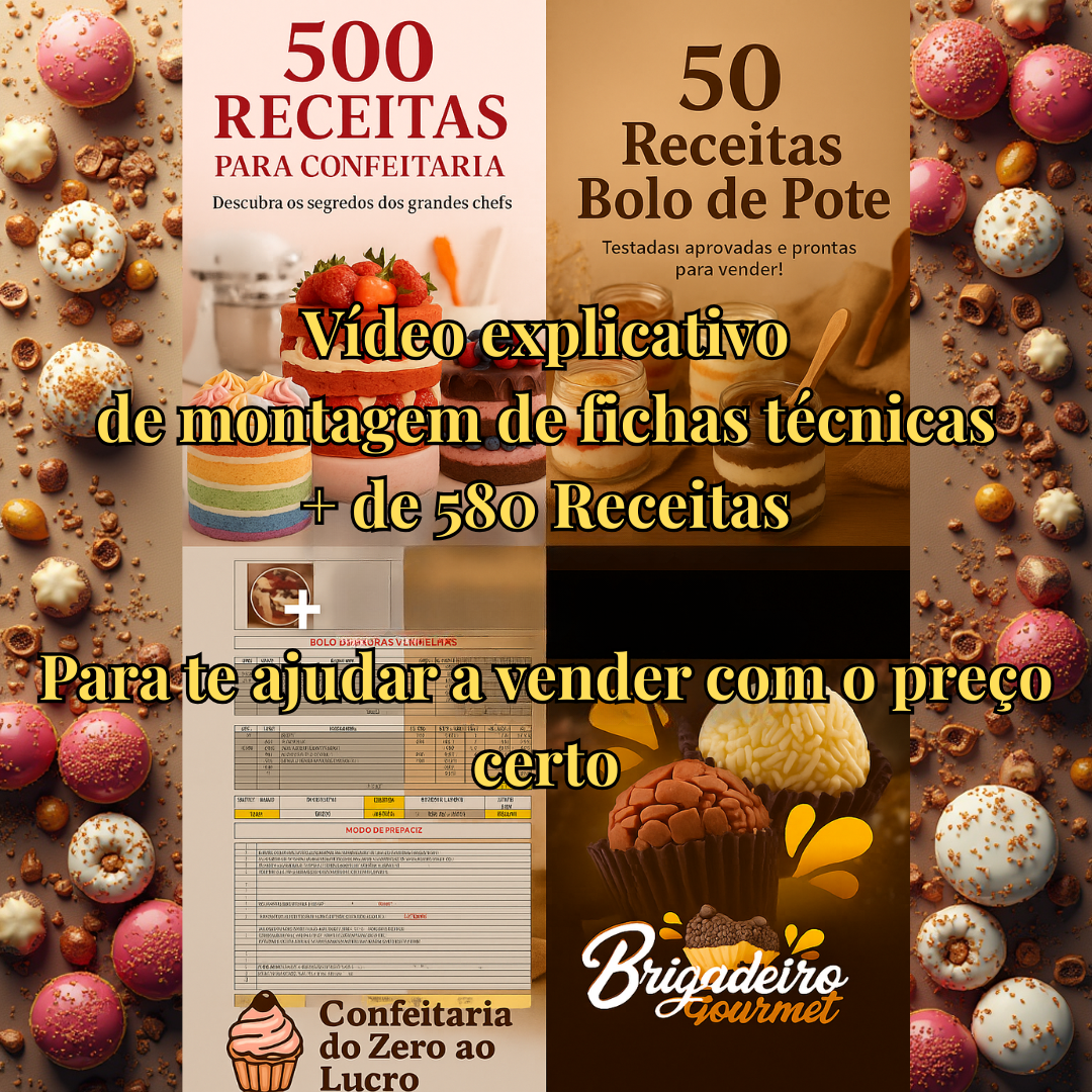 Kit Confeitaria do Zero ao Lucro